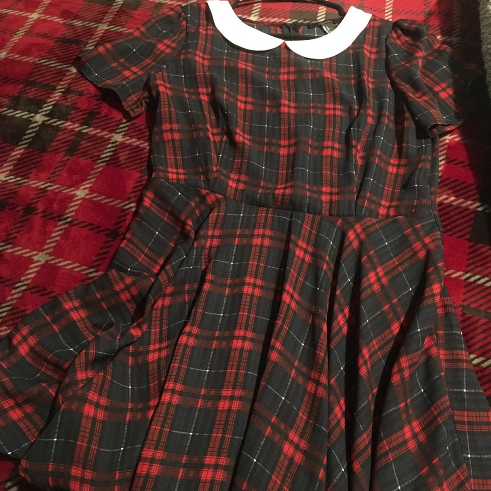 🎃 Plaid Skater Dress
